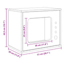 vidaXL Macska Ház Fényes Fehér 51 x 30 x 42,5 cm Faanyag