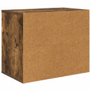 vidaXL Macska Ház Füstölt tölgy 51 x 30 x 42,5 cm Faanyag
