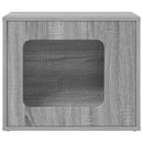 vidaXL Macska Ház Szürke Sonoma 51 x 30 x 42,5 cm Faanyag