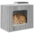 vidaXL Macska Ház Szürke Sonoma 51 x 30 x 42,5 cm Faanyag