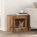 vidaXL Macska Ház Öreg fa 51 x 30 x 42,5 cm Faanyag