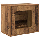 vidaXL Macska Ház Öreg fa 51 x 30 x 42,5 cm Faanyag