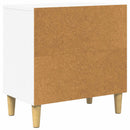 vidaXL Macska Ház Fehér 51 x 30 x 52 cm Faanyag