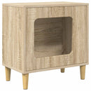vidaXL Macska Ház Sonoma 51 x 30 x 52 cm Faanyag