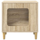 vidaXL Macska Ház Sonoma 51 x 30 x 52 cm Faanyag
