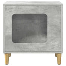 vidaXL Macska Ház Beton 51 x 30 x 52 cm Faanyag