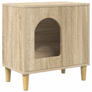 vidaXL Macska Ház Sonoma 51 x 30 x 52 cm Faanyag