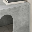 vidaXL Macska Ház Beton 51 x 30 x 52 cm Faanyag