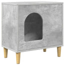 vidaXL Macska Ház Beton 51 x 30 x 52 cm Faanyag
