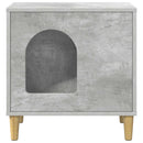 vidaXL Macska Ház Beton 51 x 30 x 52 cm Faanyag