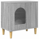 vidaXL Macska Ház Szürke Sonoma 51 x 30 x 52 cm Faanyag