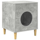 vidaXL Macska Ház Beton 42,5 x 40 x 53 cm Faanyag