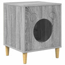 vidaXL Macska Ház Szürke Sonoma 42,5 x 40 x 53 cm Faanyag