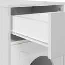 vidaXL Macska Ház Fényes Fehér 72 x 42,5 x 70 cm Faanyag