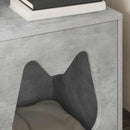vidaXL Macska Ház Beton 42,5 x 40 x 53,5 cm Faanyag