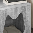 vidaXL Macska Ház Szürke Sonoma 42,5 x 40 x 53,5 cm Faanyag