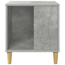 vidaXL Kutyaház Beton 44 x 42 x 49 cm Faanyag
