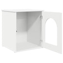 vidaXL Macska Ház Fehér 53 x 52 x 62 cm Faanyag