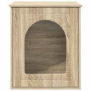 vidaXL Macska Ház Sonoma 53 x 52 x 62 cm Faanyag