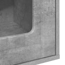 vidaXL Macska Ház Beton 53 x 52 x 62 cm Faanyag