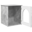 vidaXL Macska Ház Beton 53 x 52 x 62 cm Faanyag