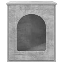 vidaXL Macska Ház Beton 53 x 52 x 62 cm Faanyag