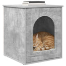 vidaXL Macska Ház Beton 53 x 52 x 62 cm Faanyag