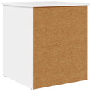 vidaXL Macska Ház Fényes Fehér 53 x 52 x 62 cm Faanyag
