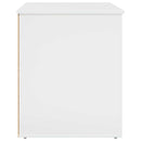 vidaXL Macska Ház Fényes Fehér 53 x 52 x 62 cm Faanyag