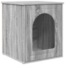 vidaXL Macska Ház Szürke Sonoma 53 x 52 x 62 cm Faanyag