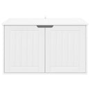 vidaXL Macska Ház Fehér 85 x 55 x 50,5 cm Faanyag
