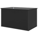 vidaXL Macska Ház Fekete 85 x 55 x 50,5 cm Szerelt Fa