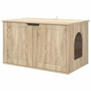 vidaXL Macska Ház Sonoma 85 x 55 x 50,5 cm Faanyag