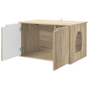 vidaXL Macska Ház Sonoma 85 x 55 x 50,5 cm Faanyag
