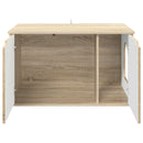 vidaXL Macska Ház Sonoma 85 x 55 x 50,5 cm Faanyag