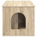 vidaXL Macska Ház Sonoma 85 x 55 x 50,5 cm Faanyag