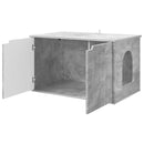 vidaXL Macska Ház Beton 85 x 55 x 50,5 cm Faanyag