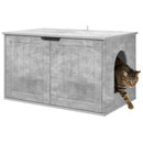 vidaXL Macska Ház Beton 85 x 55 x 50,5 cm Faanyag