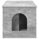 vidaXL Macska Ház Beton 85 x 55 x 50,5 cm Faanyag