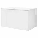 vidaXL Macska Ház Fényes Fehér 85 x 55 x 50,5 cm Faanyag