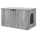 vidaXL Macska Ház Szürke Sonoma 85 x 55 x 50,5 cm Faanyag