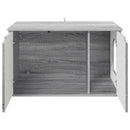 vidaXL Macska Ház Szürke Sonoma 85 x 55 x 50,5 cm Faanyag