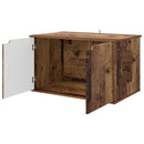 vidaXL Macska Ház Öreg fa 85 x 55 x 50,5 cm Faanyag