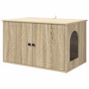 vidaXL Macska Ház Sonoma 85 x 55 x 50,5 cm Faanyag