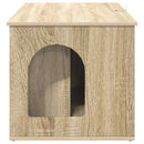 vidaXL Macska Ház Sonoma 85 x 55 x 50,5 cm Faanyag
