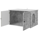 vidaXL Macska Ház Beton 85 x 55 x 50 cm Faanyag