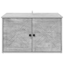 vidaXL Macska Ház Beton 85 x 55 x 50 cm Faanyag