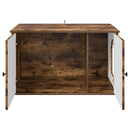 vidaXL Macska Ház Füstölt tölgy 85 x 55 x 50 cm Faanyag