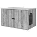 vidaXL Macska Ház Szürke Sonoma 85 x 55 x 50 cm Faanyag