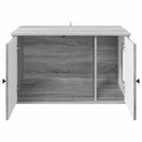 vidaXL Macska Ház Szürke Sonoma 85 x 55 x 50 cm Faanyag
